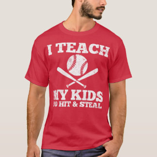 Baseball-Vater Baseball-Mama T-Shirt