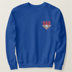 Baseball-Vater Besticktes Sweatshirt