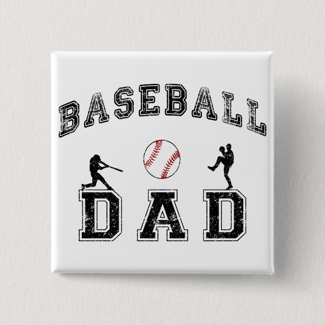 Baseball-VATER Button (Vorderseite)