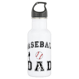 Baseball-Vater Edelstahlflasche