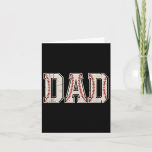 Baseball Vater Happy Väter Day Shirts für Männer E Karte