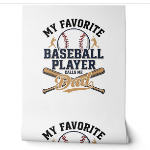 Baseball-Vater Lieblingsspieler Vintage-Shirt-Desi Tapete