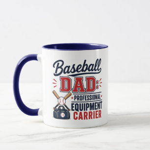 Baseball-Vater Profi-Ausrüstungsträger Lustig Tasse