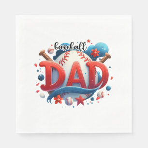 Baseball-Vater Serviette