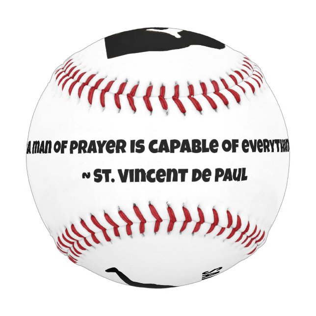 Baseball Vater/Sohn Praying St. Sebastian Vers (Vorderseite)
