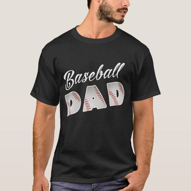BASEBALL-VATER T-Shirt (Vorderseite)