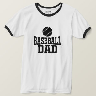 Baseball Vater T - Shirt Benutzerdefiniertes Baseb