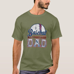Baseball-Vater-T-Shirt   Vatertagsgeschenk T-Shirt