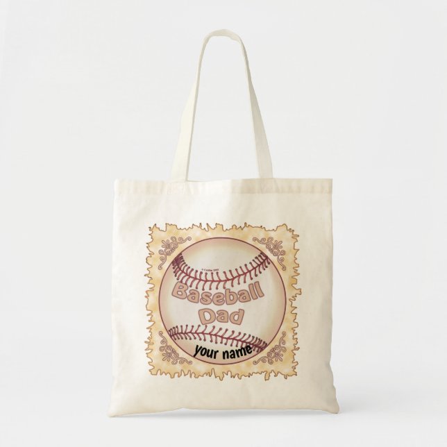Baseball-Vater Tragetasche (Vorne)