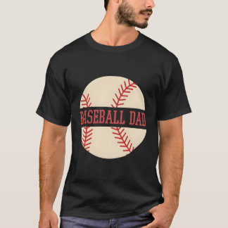 Baseball Vater Vathers Day Baseball Baseball spiel T-Shirt