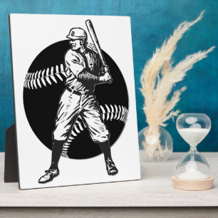 Baseball:Vintag Fotoplatte