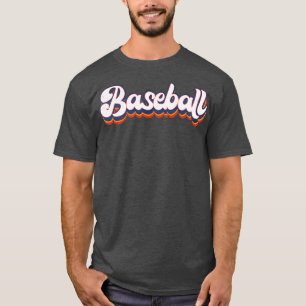 Baseball Vintag Lettern T-Shirt