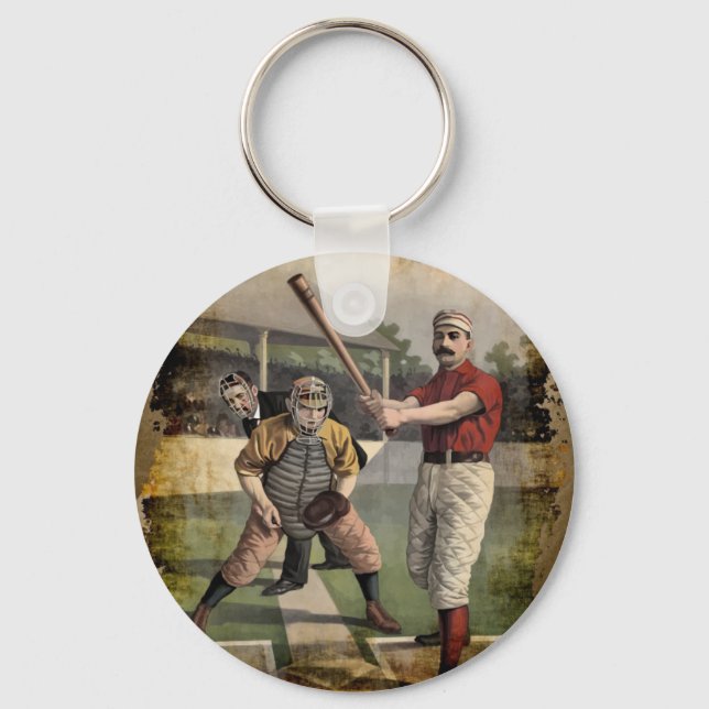 Baseball:Vintag Schlüsselanhänger (Vorderseite)