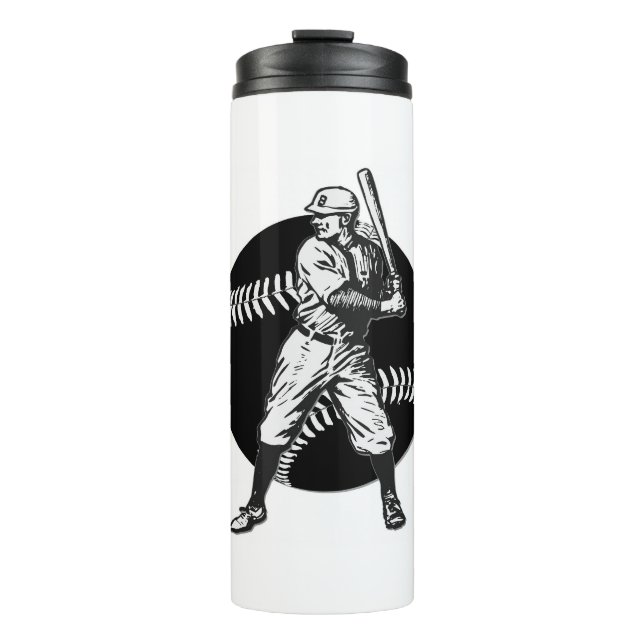 Baseball:Vintag Thermosbecher (Vorderseite)