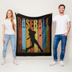 BASEBALL VINTAGE FLEECEDECKE