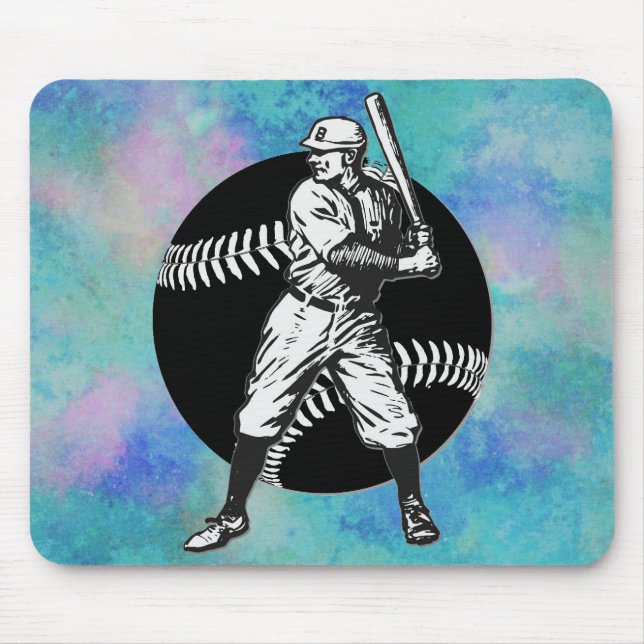 Baseball: Vintage Maus-Pad Mousepad (Vorne)