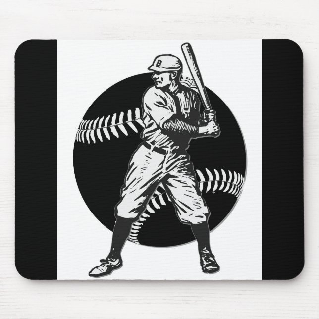 Baseball: Vintage Mousepad (Vorne)