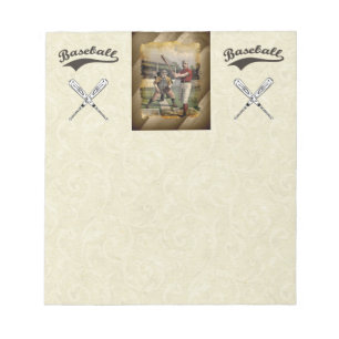 Baseball: Vintage Notizblock