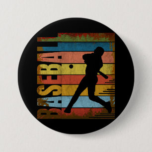 BASEBALL VINTAGE STIL BUTTON