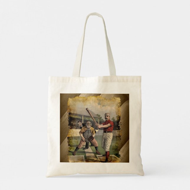 Baseball: Vintage Tragetasche (Rückseite)