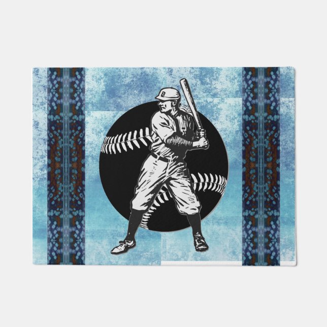 Baseball: Vintage Türmatte (Vorderseite)