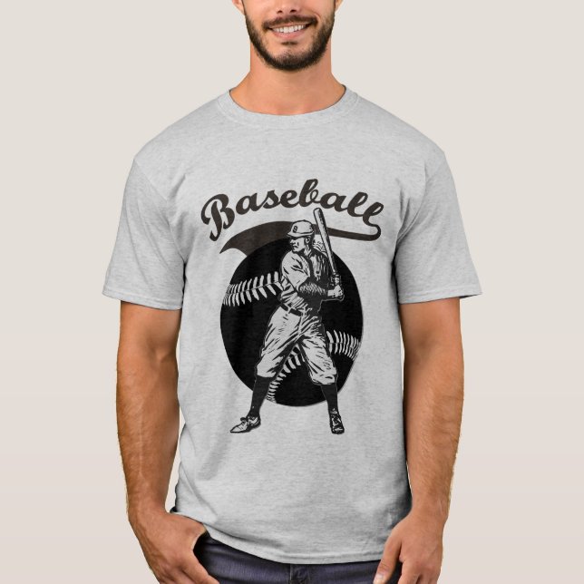 Baseball: Vintager T - Shirt (Vorderseite)