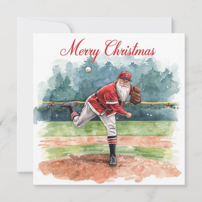 Baseball Weihnachten (Vorderseite)