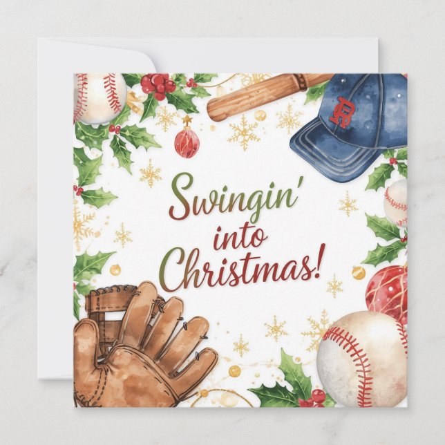 Baseball Weihnachten (Vorderseite)