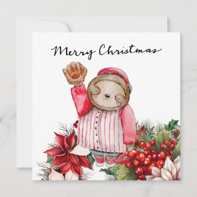 Baseball Weihnachten (Vorderseite)