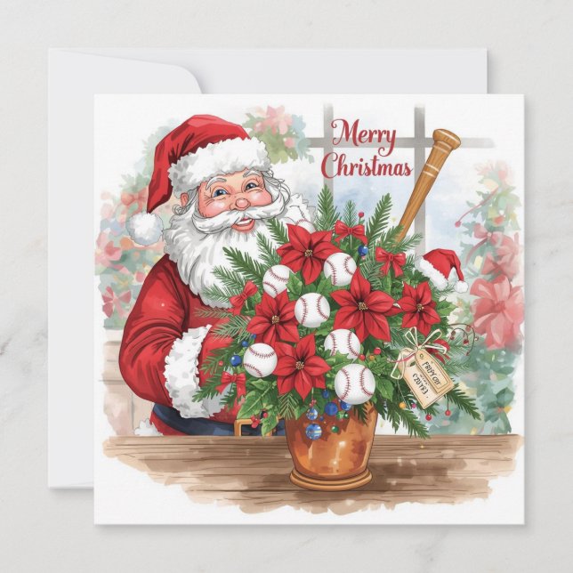 Baseball Weihnachten (Vorderseite)