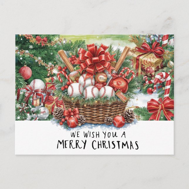 Baseball Weihnachten (Vorderseite)