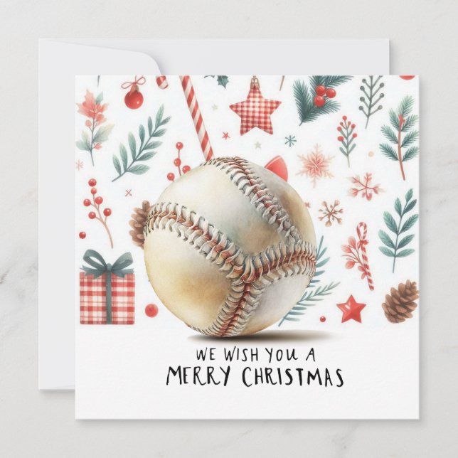 Baseball Weihnachten (Vorderseite)