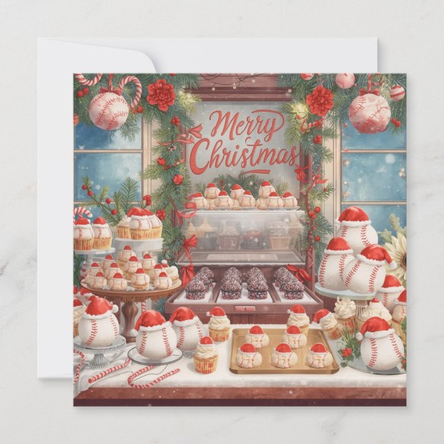 Baseball Weihnachten (Vorderseite)