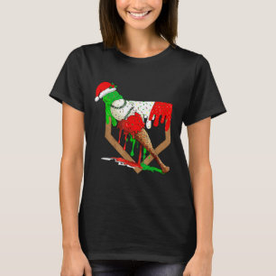 Baseball Weihnachten Baseball Ice Tropfen Bo T-Shirt