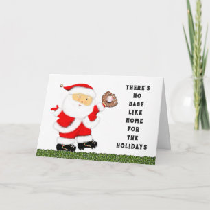 Baseball-Weihnachten Feiertagskarte