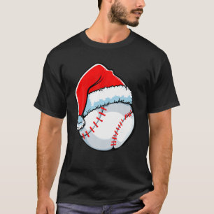 Baseball Weihnachten Funny Weihnachtsmannmütze Men T-Shirt