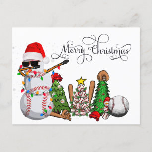 Baseball Weihnachten mit Geschenken und Ball