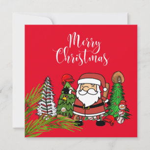 Baseball Weihnachten mit Geschenken und Ball