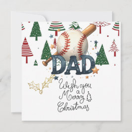 Baseball Weihnachten mit Geschenken und Ball