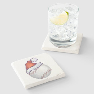 Baseball Weihnachten Steinuntersetzer