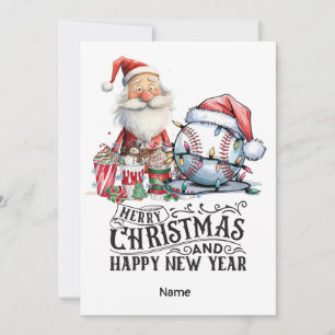 Baseball Weihnachten Thema