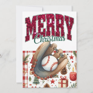 Baseball Weihnachten Thema