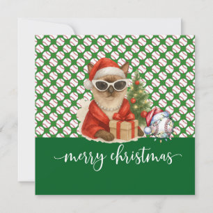 Baseball Weihnachten Thema für Cat Lovers