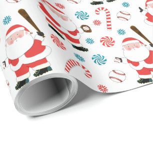 Baseball-Weihnachts-Geschenkverpackungspapier Geschenkpapier