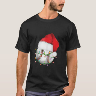 Baseball Weihnachts-Weihnachtsmannmütze Funny Base T-Shirt