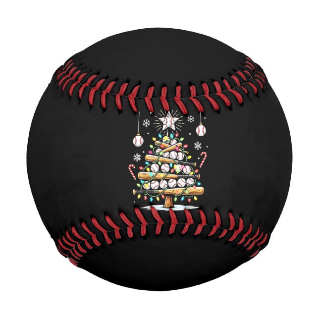 Baseball-Weihnachtsbaum Baseball (Rückseite)
