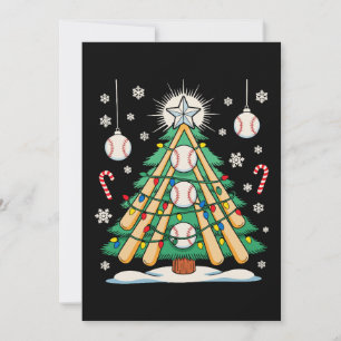 Baseball-Weihnachtsbaum-Lichter Ornamente Xmas Einladung