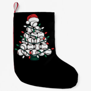 Baseball-Weihnachtsbaum-Santa-Sport Kleiner Weihnachtsstrumpf
