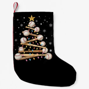 Baseball-Weihnachtsbaumlicht Xmas Sportliebhaber Kleiner Weihnachtsstrumpf