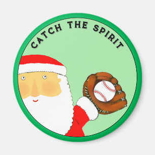 Baseball Weihnachtsfeiertage Magnet